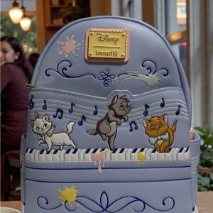 Loungefly Disney Aristocats Piano Mini Backpack NWT